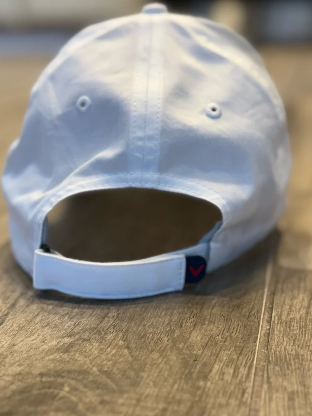 2 Callaway Heritage Twill Adjustable Golf Hats Unstructured Blue & White NWOT